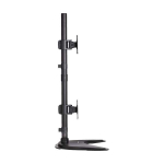 Tripp-Lite DDR1527SDC Dual Vertical Flat-Screen Desk Stand/Clamp Mount, 15 in. to 27 in. Flat-Screen Displays (3)