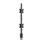 Tripp-Lite DDR1527SDC Dual Vertical Flat-Screen Desk Stand/Clamp Mount, 15 in. to 27 in. Flat-Screen Displays (6)