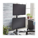 Tripp-Lite DDR1527SDC Dual Vertical Flat-Screen Desk Stand/Clamp Mount, 15 in. to 27 in. Flat-Screen Displays (10)
