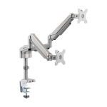Tripp-Lite DDR1732DAL Dual-Display Gas-Arm Mount for 13" to 34" Monitors - Clamp or Grommet, USB, Audio Ports (3)