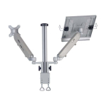 Tripp-Lite DDR1732NBMTAA Full-Motion Desktop Clamp for Laptop and 17" to 32" Monitor, Aluminum, TAA (2)