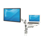 Tripp-Lite DDR1732NBMTAA Full-Motion Desktop Clamp for Laptop and 17" to 32" Monitor, Aluminum, TAA (1)