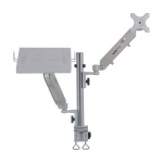 Tripp-Lite DDR1732NBMTAA Full-Motion Desktop Clamp for Laptop and 17" to 32" Monitor, Aluminum, TAA (6)