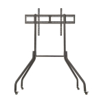 Tripp-Lite DMCS5585WL Rolling TV Cart for 55" to 85" Displays, Wide Legs, Locking Casters (4)