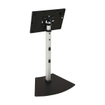 Tripp-Lite DMTBS911 Secure Tablet Mount Floor Stand, Height-Adjustable, Black/Silver (3)