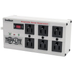Tripp-Lite IBAR6-6D Isobar 6-Outlet Surge Protector 6 ft. Power Strip Cord with Right Angle Plug 3300 Joules Metal Housing (0)