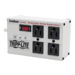Tripp-Lite ISOBAR4ULTRA Isobar 4-Outlet Surge Protector 6 ft. Cord with Right-Angle Plug 3330 Joules Diagnostic LEDs Metal Housing (0)