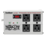 Tripp-Lite ISOBAR4ULTRA Isobar 4-Outlet Surge Protector 6 ft. Cord with Right-Angle Plug 3330 Joules Diagnostic LEDs Metal Housing (2)