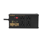 Tripp-Lite IBAR4ULTRAUSBB Isobar 4-Outlet Surge Protector 8 ft. (2.43 m) Cord Right-Angle Plug 3330 Joules 2 USB Ports Metal Housing (2)