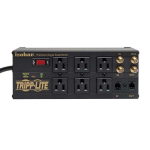 Tripp-Lite ISOBAR6DBS Isobar 6-Outlet Surge Protector, 6 ft. Cord with Right-Angle Plug, 3330 Joules, Diagnostic LEDs, Tel/Coax/Modem, Metal (3)
