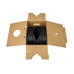 Tripp-Lite N022-01K-BK Cat5e 350 MHz Solid Core (UTP) PVC Bulk Ethernet Cable Black 1000 ft. (304.8 m) TAA (1)