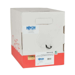 Tripp-Lite N024-01K-BK Cat5e 350 MHz Solid Core Plenum-Rated (UTP) PVC Bulk Ethernet Cable Black 1000 ft. (304.8 m) (0)
