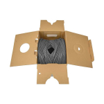 Tripp-Lite N024-01K-GY Cat5e 350 MHz Solid Core Plenum-Rated (UTP) PVC Bulk Ethernet Cable Gray 1000 ft. (304.8 m) (1)