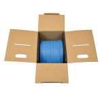 Tripp-Lite N224-01K-BL Cat6 Gigabit Solid Core Plenum-Rated UTP CMP PVC Bulk Ethernet Cable Blue 1000 ft. (304.8 m) (1)