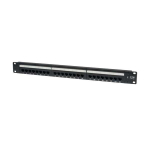Tripp-Lite N252-024 24-Port 1U Rack-Mount Cat6/Cat5 110 Patch Panel 568B RJ45 Ethernet TAA (0)
