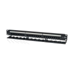 Tripp-Lite N252-024 24-Port 1U Rack-Mount Cat6/Cat5 110 Patch Panel 568B RJ45 Ethernet TAA (1)