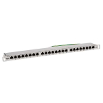 Tripp-Lite N252-024-HU-SHK Cat5e/Cat6 24-Port Patch Panel Shielded Krone IDC 568A/B RJ45 Ethernet 0.5U Rack-Mount TAA (0)