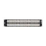 Tripp-Lite N252-048 48-Port Cat6 Patch Panel UTP 110 Punch Down RJ45 2U TAA (1)