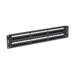 Tripp-Lite N252-048 48-Port Cat6 Patch Panel UTP 110 Punch Down RJ45 2U TAA (0)