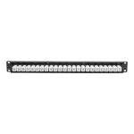 Tripp-Lite N254-024-6AD 24-Port 1U Rack-Mount Cat6a Feedthrough Patch Panel with 90-Degree Down-Angled Ports RJ45 Ethernet TAA (1)