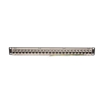 Tripp-Lite N254-024-SH-6A 24-Port 1U Rack-Mount STP Shielded Cat6a Feedthrough Patch Panel RJ45 Ethernet TAA (1)