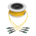 Tripp-Lite N392-15M-3X8-AP MTP/MPO (APC) Singlemode Slim Trunk Cable 24-Strand 40/100 GbE 40/100GBASE-PLR4 Plenum 6mm Dual Jacket 15 m (49 ft.) (0)