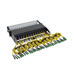 Tripp-Lite N48K-42M8L168SB 40/100Gb Fiber Breakout Patch Panel 40Gb to 4 x 10Gb 100Gb to 4 x 25Gb 42 MTP QSFP to 168 LC Duplex Singlemode Ports 2U (1)