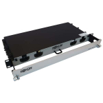 Tripp-Lite N48S-6L8L-10 Preloaded Fiber Panel 1U 6x (4x LC/LC Duplex M/M) 8F Trunk Cables OS2 Singlemode 10 m (32.8 ft.) (0)