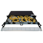 Tripp-Lite N48S-6L8L-10 Preloaded Fiber Panel 1U 6x (4x LC/LC Duplex M/M) 8F Trunk Cables OS2 Singlemode 10 m (32.8 ft.) (3)