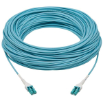 Tripp-Lite N821-100M-AQ-AR 100G Duplex Multimode 50/125 OM4 Armored Fiber Optic Cable (LC/LC Duplex M/M) LSZH Aqua 100 m (328 ft.) (1)