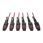 Tripp-Lite N858-61M-3X8-MG MTP/MPO Multimode Base-8 Trunk Cable, 24-Strand, OM4 Plenum-Rated (3xF/3xF), Push/Pull Tab, Magenta, 61 m (200 ft.) (0)