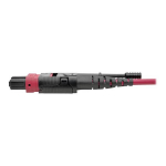 Tripp-Lite N858-61M-3X8-MG MTP/MPO Multimode Base-8 Trunk Cable, 24-Strand, OM4 Plenum-Rated (3xF/3xF), Push/Pull Tab, Magenta, 61 m (200 ft.) (4)