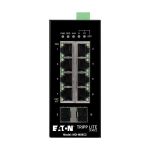 Tripp-Lite NGI-M08C2 8-Port Managed Industrial Gigabit Ethernet Switch 10/100/1000 Mbps 2 GbE SFP Slots -40 to 75C DIN Mount TAA (0)