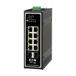 Tripp-Lite NGI-U08C2POE8 8-Port Unmanaged Industrial Gigabit Ethernet Switch - 10/100/1000 Mbps, PoE+ 30W, 2 GbE SFP Slots, DIN Mount, TAA (0)