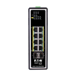 Tripp-Lite NGI-U08C2POE8 8-Port Unmanaged Industrial Gigabit Ethernet Switch - 10/100/1000 Mbps, PoE+ 30W, 2 GbE SFP Slots, DIN Mount, TAA (1)