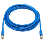 Tripp-Lite NM12-601-05M-BL M12 X-Code Cat6 1G UTP CMR-LP Ethernet Cable (M/M), IP68, PoE, Blue, 5 m (16.4 ft.), TAA (1)
