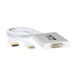 Tripp-Lite P134-06N-DVI-DL DisplayPort to DVI Dual-Link Active Adapter Video Converter (M/F), 6-in. (15.24 cm) (0)