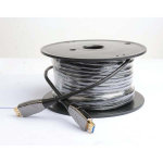 Tripp-Lite P568-100M-FBR 4K HDMI Fiber Active Optical Cable (AOC) - 4K 60 Hz, HDR, 4:4:4 (M/M), 100 m (328 ft.) (1)