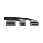 Tripp-Lite P568FM-20M-8K6 8K HDMI Fiber Active Optical Cable (AOC) - 8K UHD @ 60 Hz, HDR, Detachable Connector, M/M, Black, 20 m (66 ft.) (4)