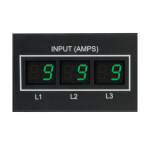 Tripp-Lite PDU3MV6L2130 8.6kW 3-Phase Local Metered PDU, 208/120V Outlets (36 C13, 6 C19, 6 5-15/20R), 208V L21-30P, 6 ft. Cord, 0U Vertical, TAA (2)