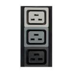Tripp-Lite PDU3MV6L2130 8.6kW 3-Phase Local Metered PDU, 208/120V Outlets (36 C13, 6 C19, 6 5-15/20R), 208V L21-30P, 6 ft. Cord, 0U Vertical, TAA (3)