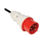 Tripp-Lite PDU3XMV6G20 11.5kW 3-Phase Local Metered PDU 208-240V (36 C13 and 9 C19) IEC-309 16/20A Red 360-415V Input 6 ft. (1.83 m) Cord 0U Vertical (3)