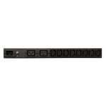 Tripp-Lite PDUH20DV 1.6-3.8kW Single-Phase 100-240V Basic PDU 14 Outlets (12 C13 and 2 C19) C20 with L6-20P Adapter 12 ft. (3.66 m) Cord 1U Rack-Mount (1)