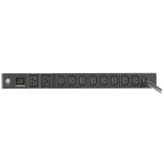 Tripp-Lite PDUMH20HVL66 3.7kW 208/230V Single-Phase Local Metered PDU 8 C13 and 2 C19 Outlets L6-20P Input 6 ft. Cord 1U TAA (1)