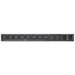 Tripp-Lite PDUMNH20HVAT1 3.8kW 200-240V Single-Phase ATS/Monitored PDU 8 C13 and 2 C19 Outlets Dual C20 Inlets 12 ft. Cords Network Card 1U TAA (1)