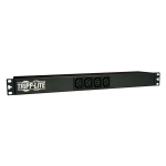 Tripp-Lite PDUNV 1.9-3.8kW Single-Phase 120-240V Basic PDU 14 Outlets (12 C13 and 2 C19) C20 with 5 Adapters 10 ft. (3.05 m) Cord 1U Rack-Mount (0)