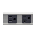 Tripp-Lite PS120420 4-Outlet Vertical Power Strip, 2-15A & 2-20A, 120V, 15 ft. (4.57 m) Cord, 5-20P, 12 in. (2)