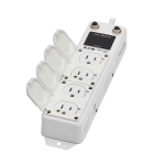 Tripp-Lite PS-415-HG-OEMLM Safe-IT UL 1363A Medical-Grade Power Strip Hospital-Grade Outlets Load Monitor Safety Covers Antimicrobial 15 ft. (4.6 m) (2)