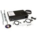 Tripp-Lite SMART1000RM2U SmartPro 120V 1kVA 800W Line-Interactive Sine Wave UPS 2U Rack/Tower Network Card Options LCD USB DB9 6 Outlets (3)