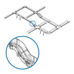 Tripp-Lite SRFC5RAMP Toolless 45-Degree Up/Down Ramp Kit for Fiber Routing System, 120 mm (5 in.) (6)